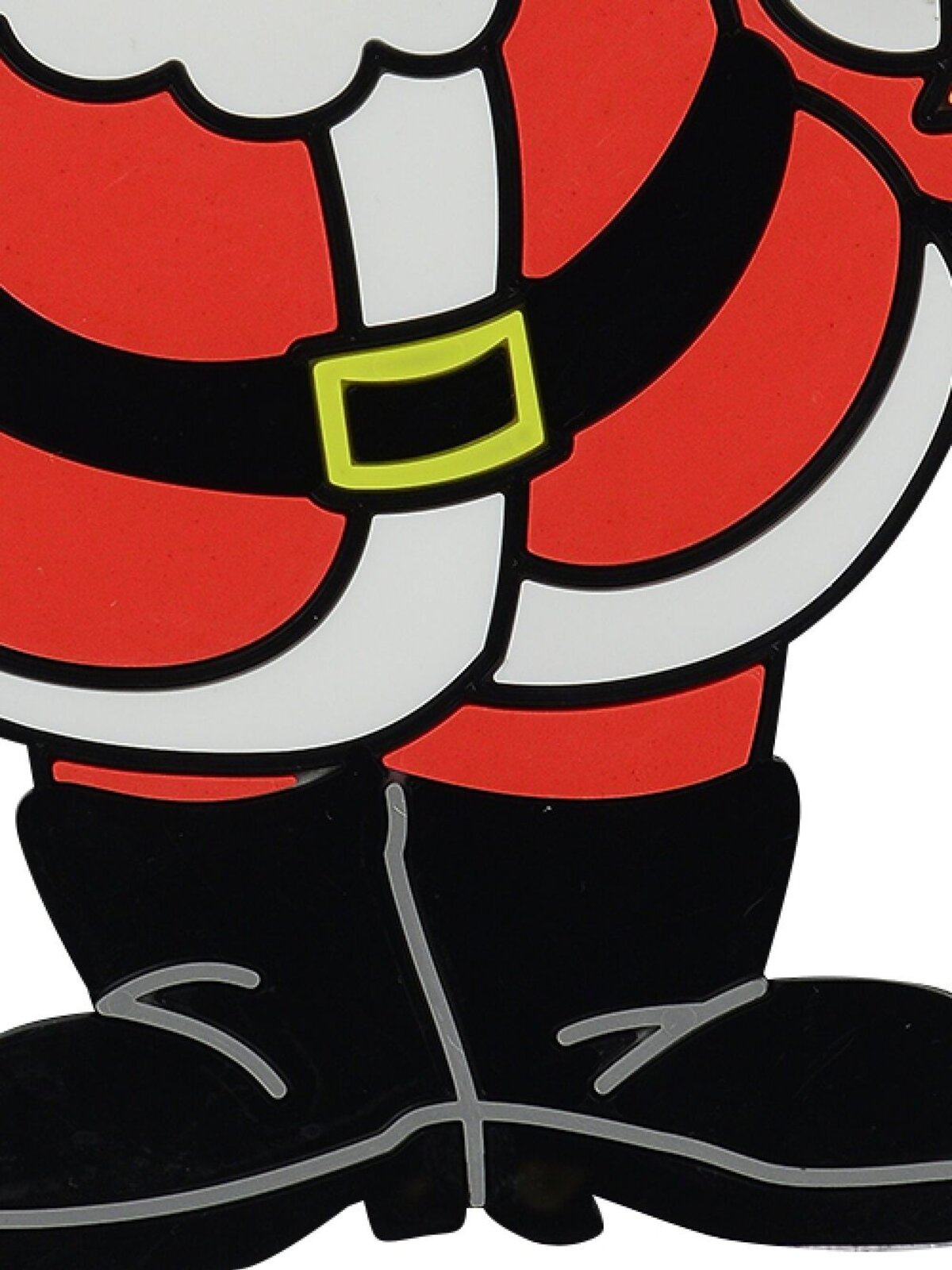 Santa With Bell & Gift Sack Gel Christmas Window Cling Decoration - 17cm — image 4