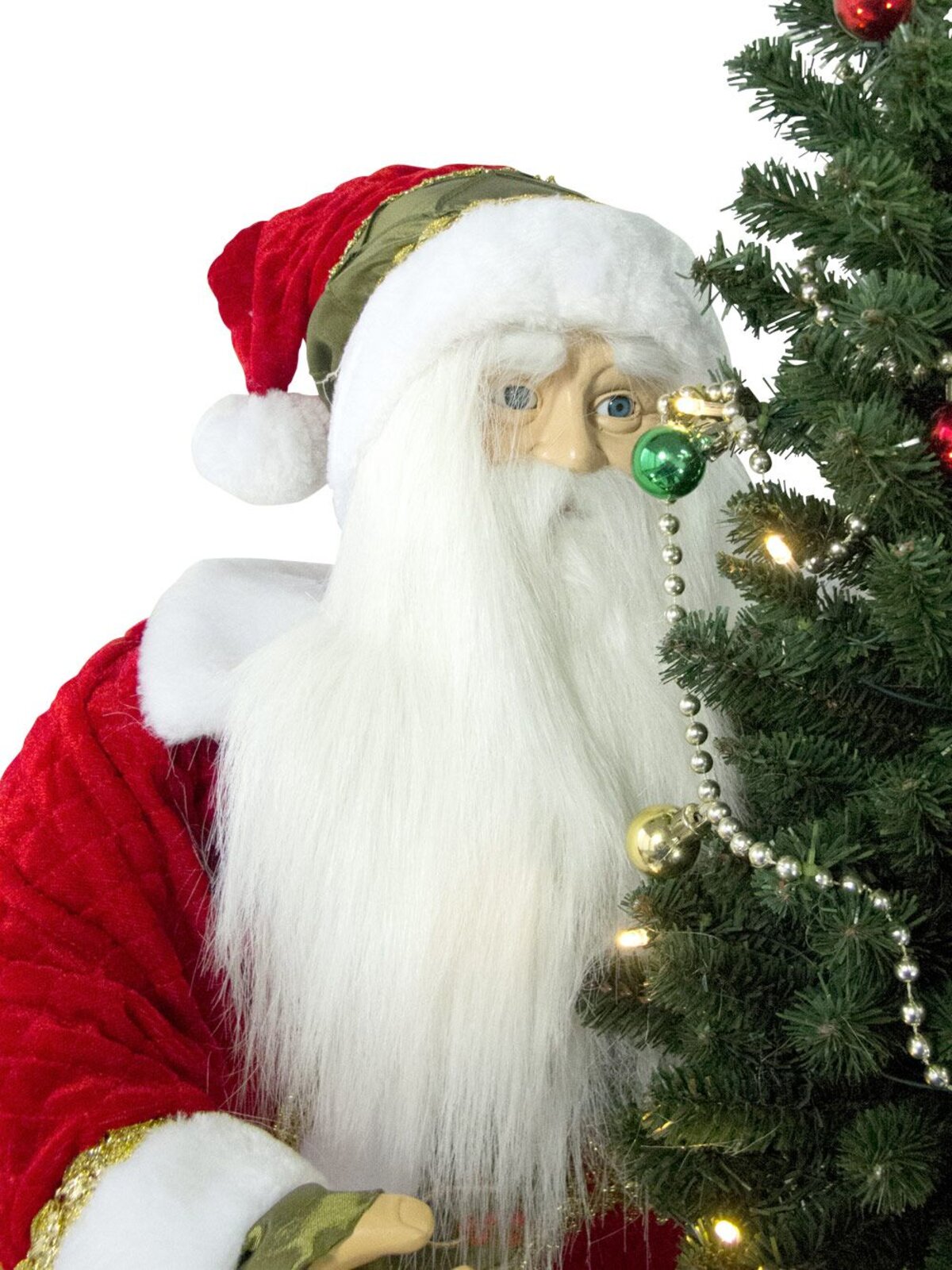 Santa With Rotating Train On Drum Musical Animation - 90cm — image 8