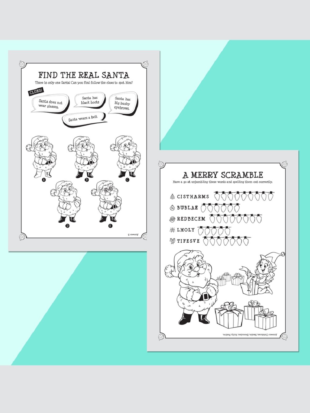 Scratch Surprise Happy Christmas Super-Fun Activity Book — image 4