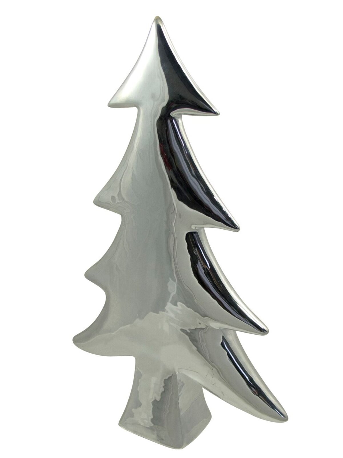 Shiny Winter Ceramic Christmas Tree - 30cm
