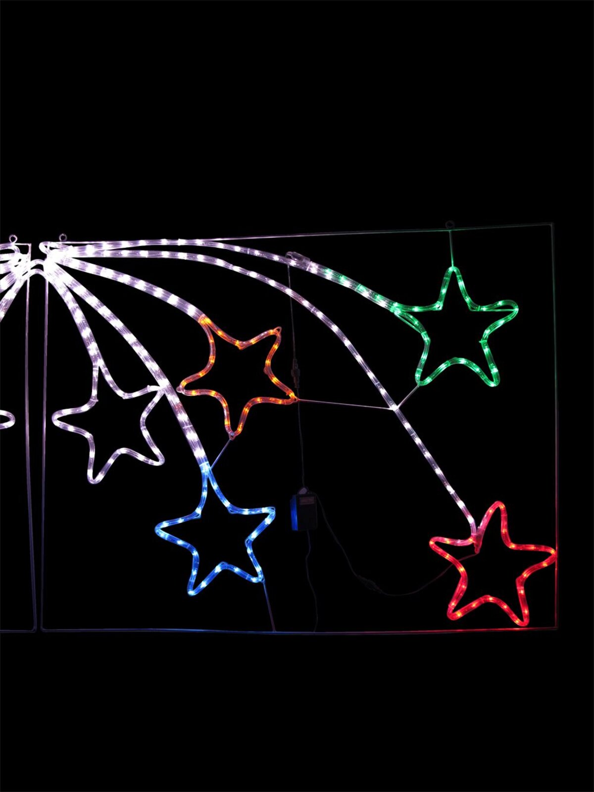Shooting Stars On Wire Frame LED Rope Light Silhouette - 2.2m — image 5