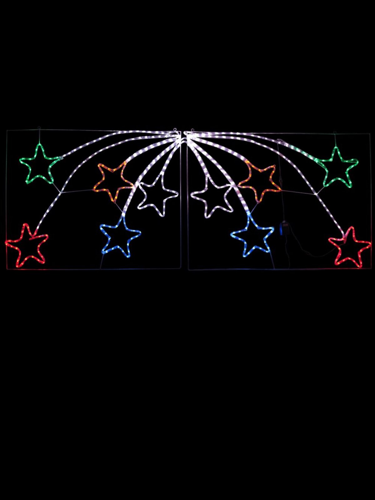 Shooting Stars On Wire Frame LED Rope Light Silhouette - 2.2m — image 2