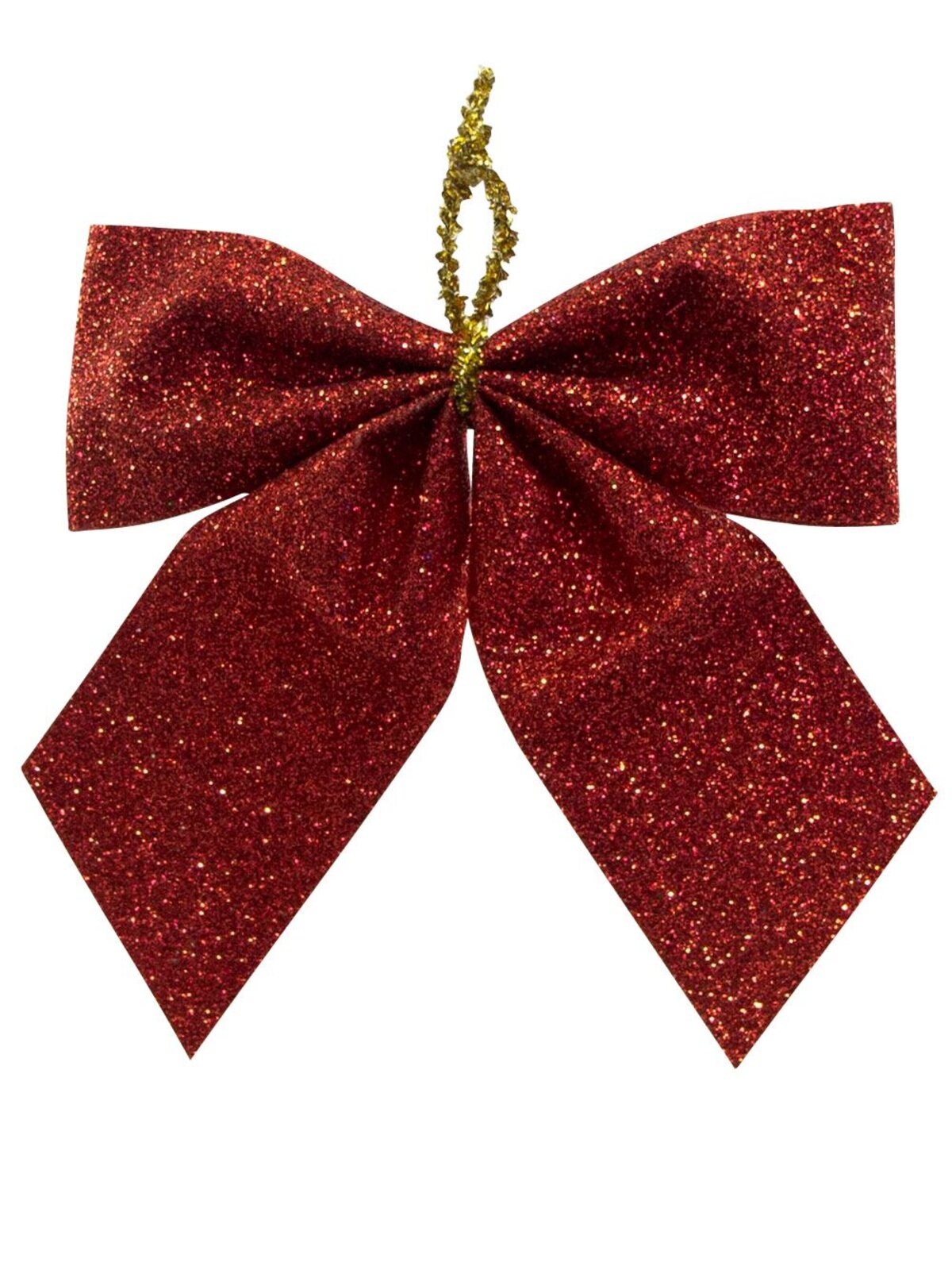 Small Red Bow Decorations - 6 x 80mm — image 2