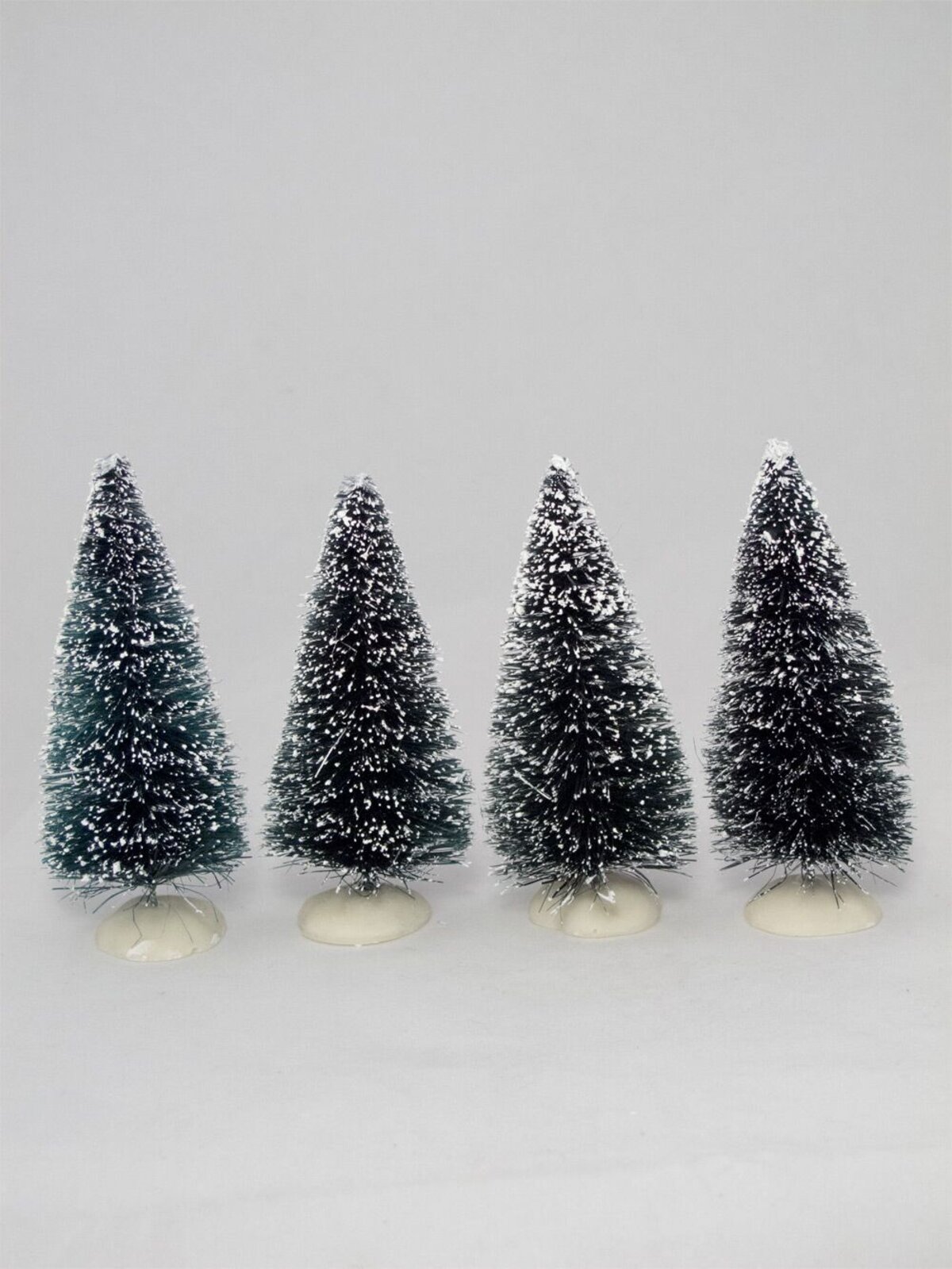 Snow Tipped Green Pine Trees Figurine Set - 9 Pieces — image 5