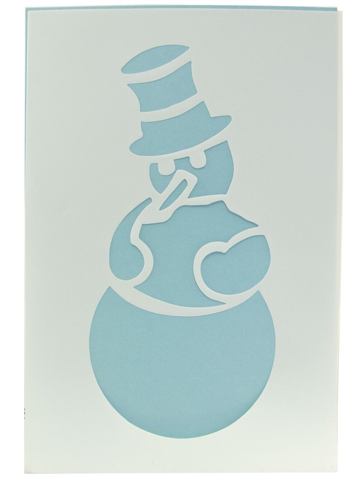 Snowman Window Stencil - 25cm