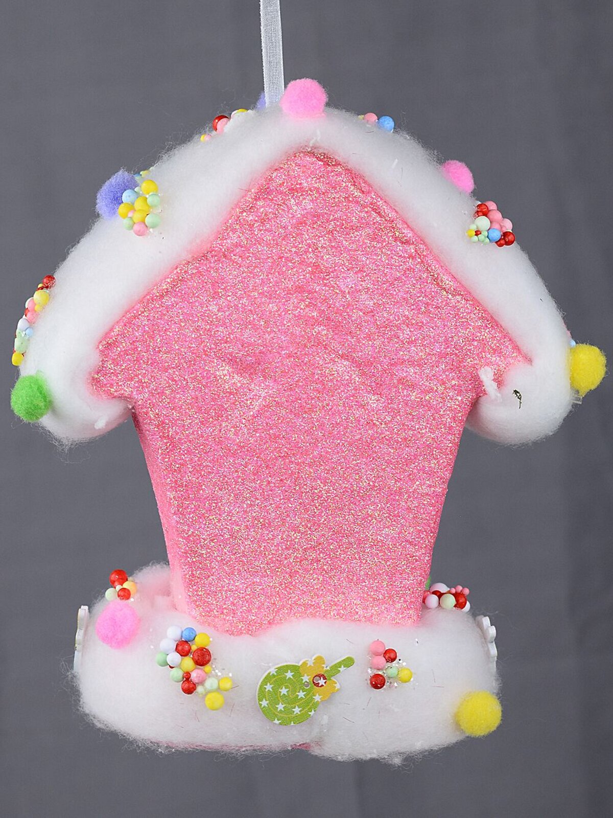 Sugared Fairy Floss 3D Cottage Whimsical Statement Ornament | 20cm — image 4
