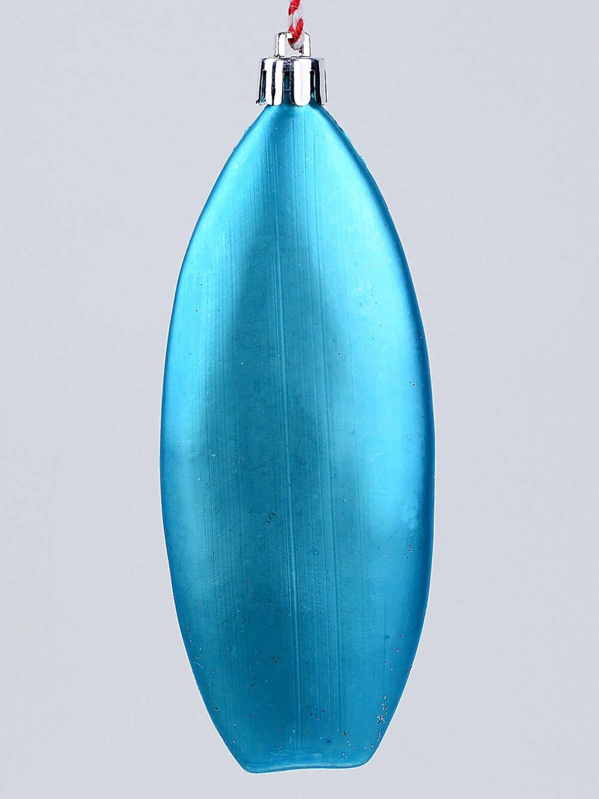 Teal & Yellow Floral Surfboard Whimsical Essential Ornament | 12cm — image 3