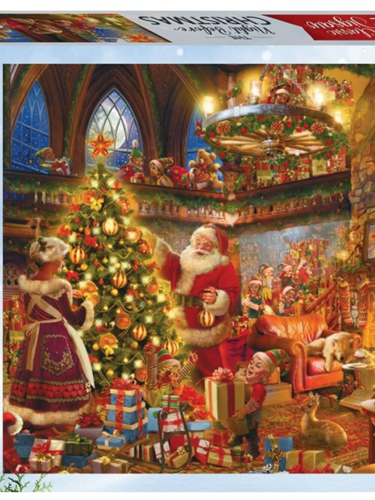The Night Before Christmas With Santa & Mrs Claus Jigsaw Puzzle - 1000 pieces — image 3