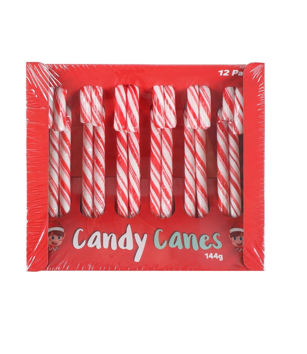 Traditional Red & White Candy Cane Decoration Lollies - 12 pack — image 4