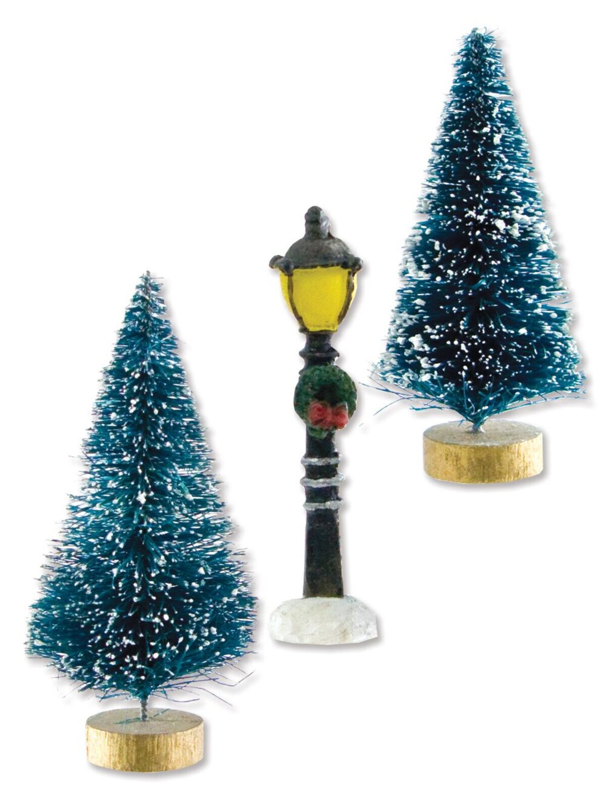 Traditional Resin Figurine  Town Scene - 9 Piece