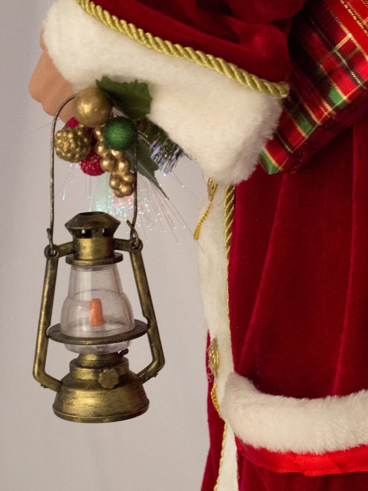 Traditional Santa With Gifts Fibre Optic Animation - 90cm — image 8