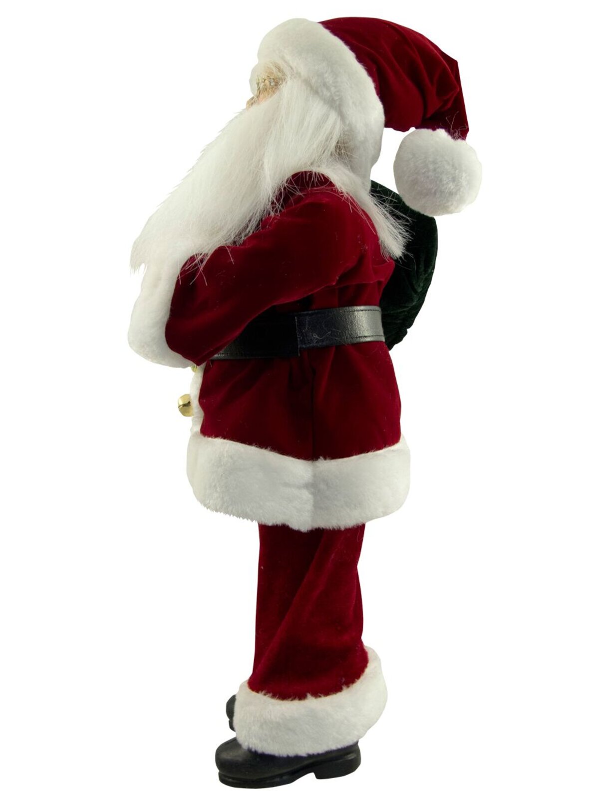 Traditional Suit Standing Decorative Santa With Sack - 46cm — image 2