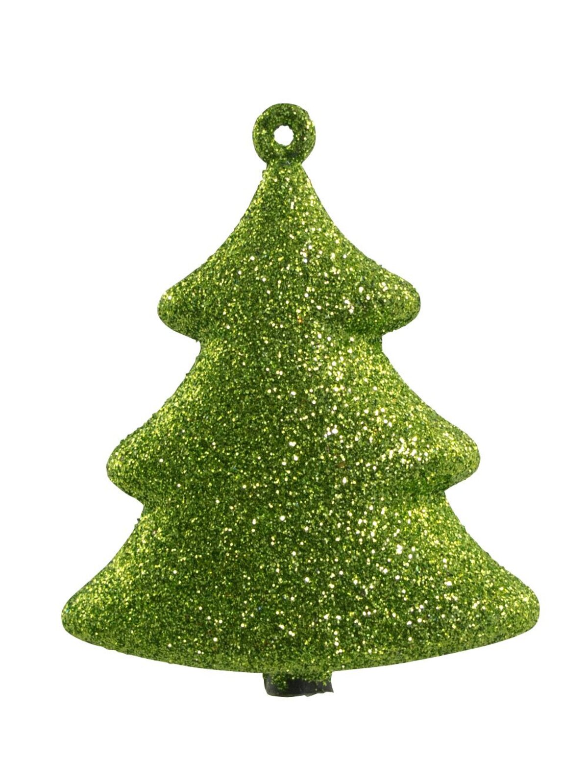 Turquoise & Lime Green 3D Tree Hanging Decorations - 4 x 70mm