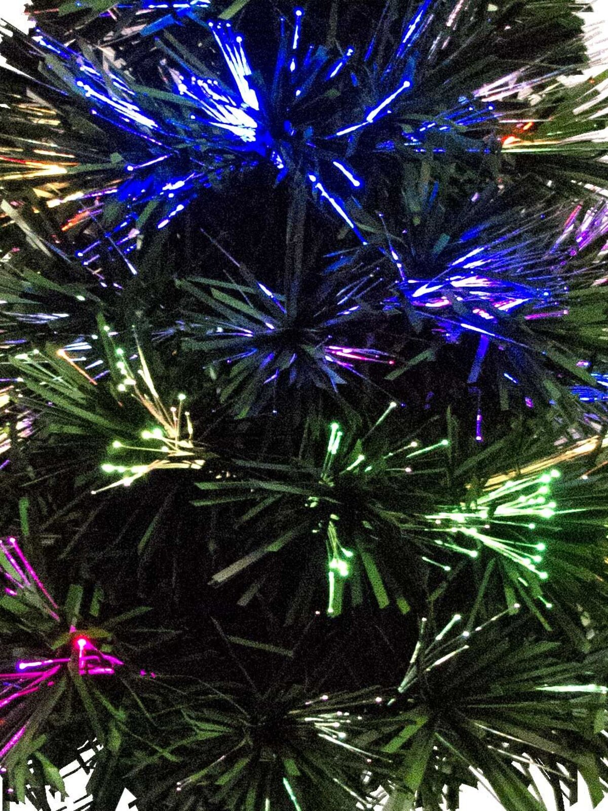 Vibrant LED Multi Colour & Cool White Fibre Optic Tree - 65cm — image 5