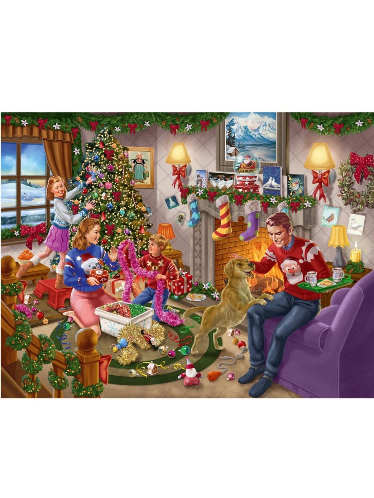 Waddingtons Of London Deck The Halls 1000 Piece Jigsaw Puzzle — image 5