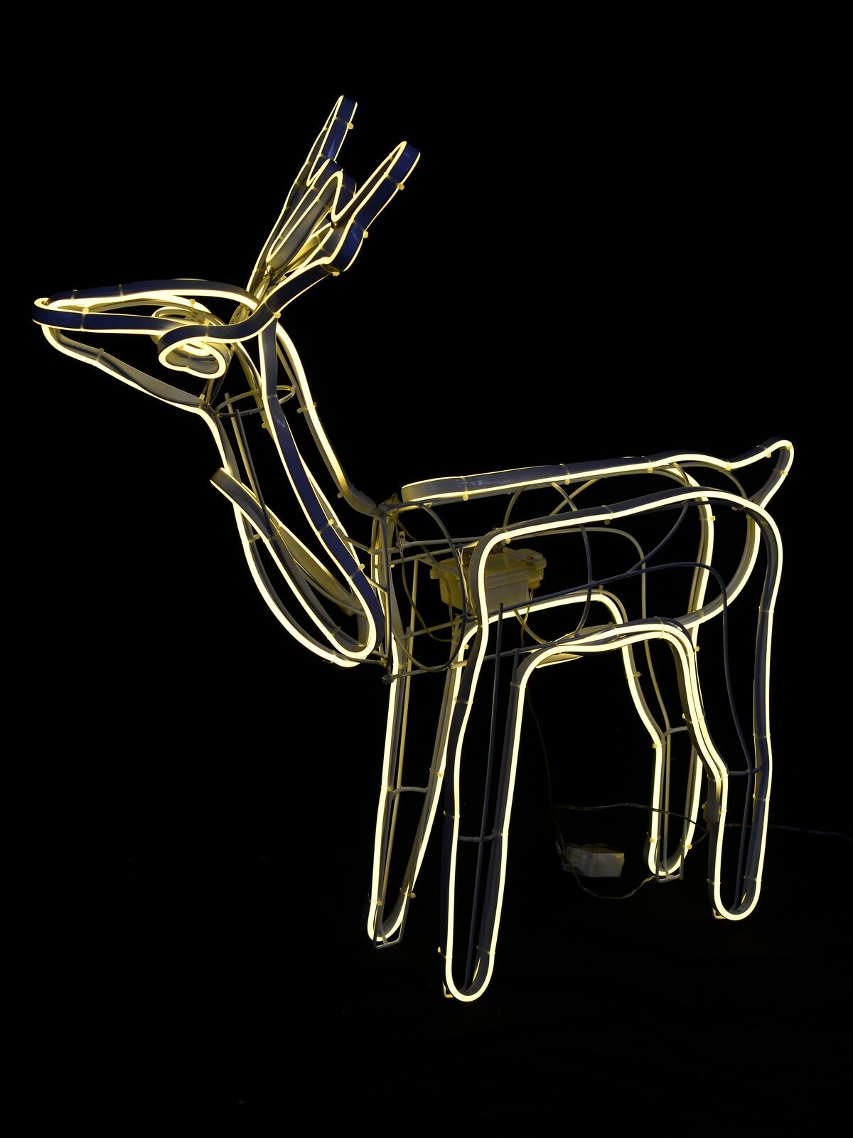 Warm White Animated Standing Reindeer Neon Christmas Light Display - 78cm — image 3