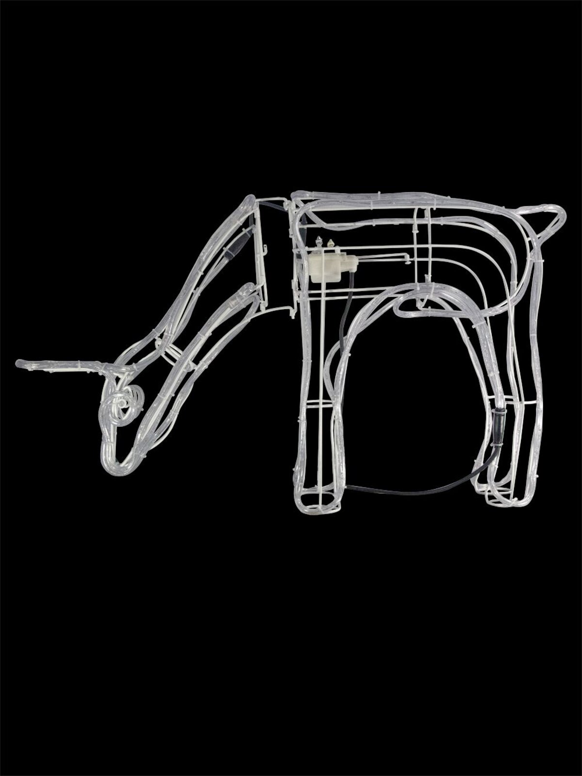 White LED Large 3D Grazing Doe Rope Light Display - 55cm