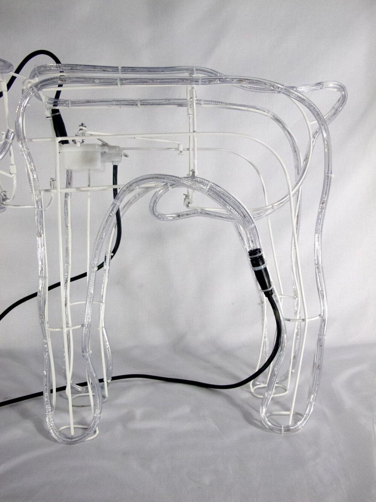 White LED Large 3D Standing Buck Rope Light Display - 95cm — image 7
