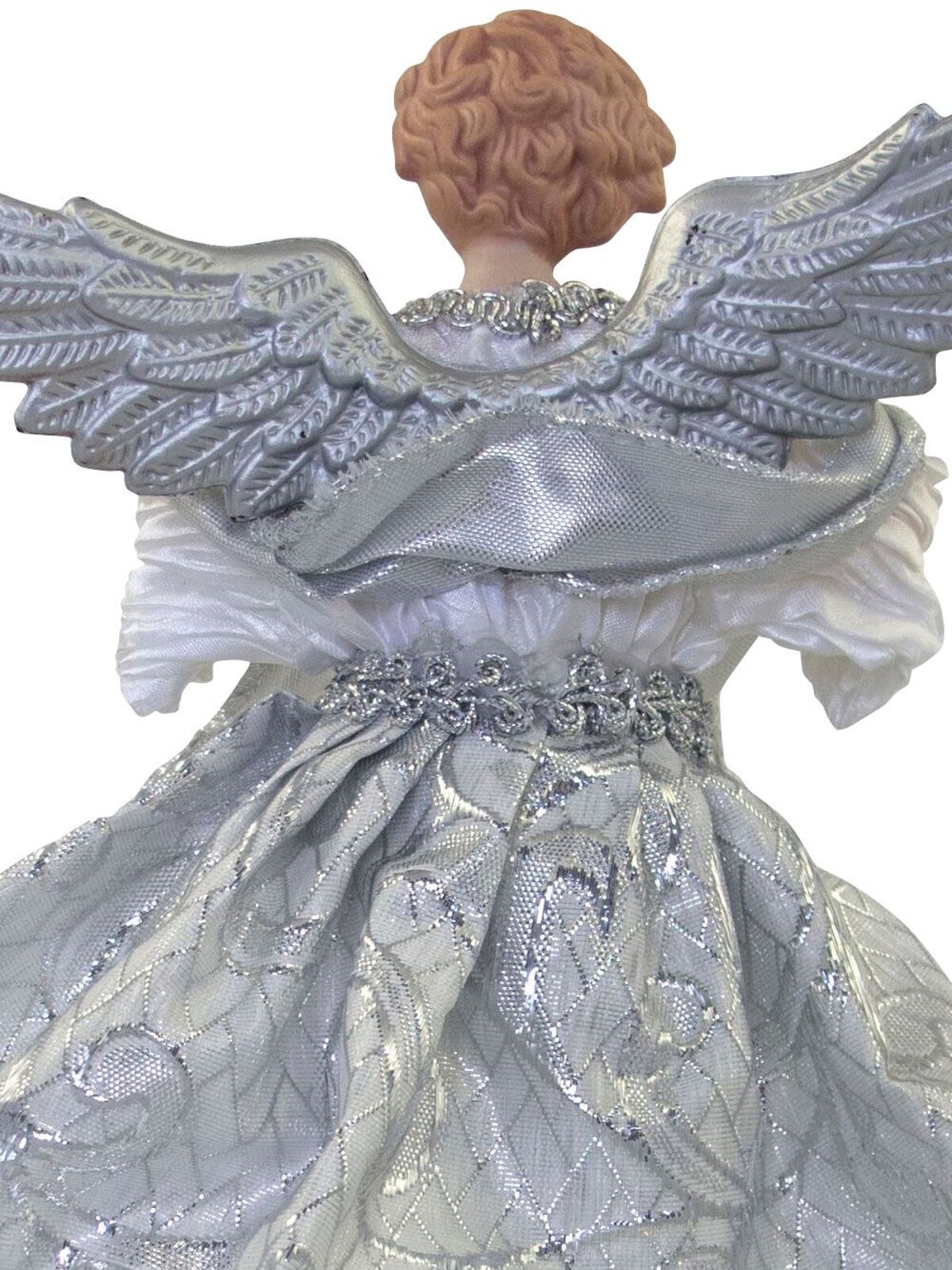 White & Silver Decorative Angel With Wings - 20cm — image 7