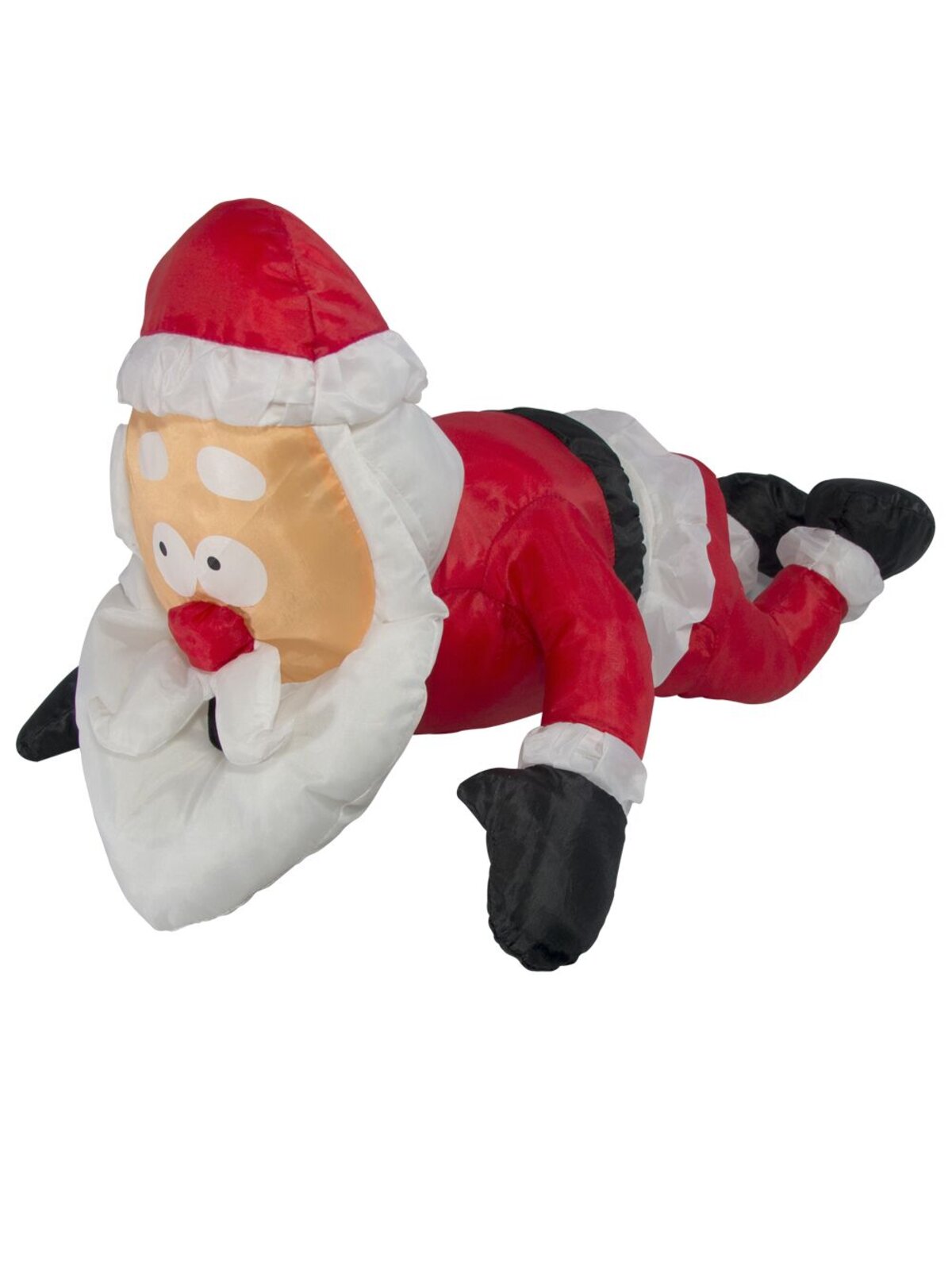 Window Crashing Santa With Kicking Legs Animation - 60cm — image 2