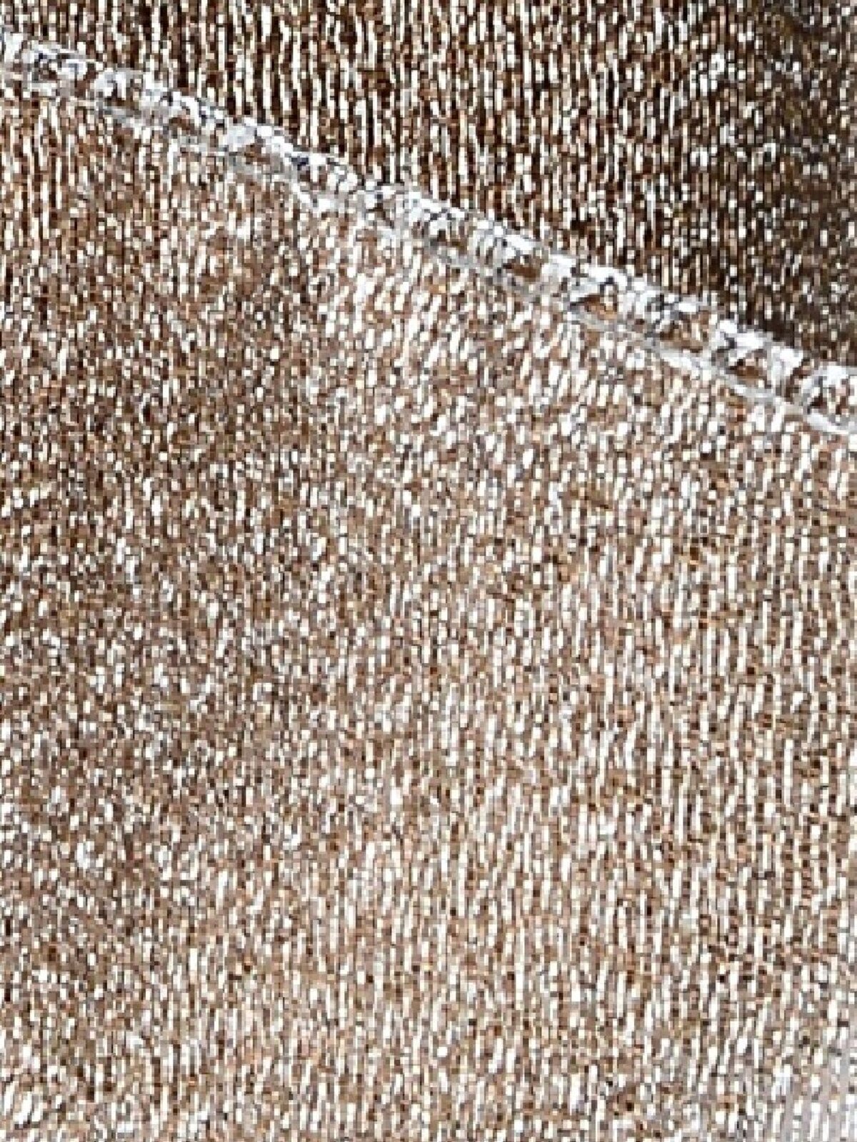 Wired Pink Sheer Ribbon With Silver Glitter Highlights | 3m x 63mm — image 3