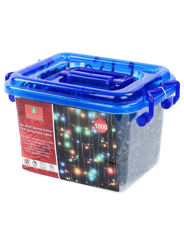 1000 Multi Serene Colour LED String Fairy Lights 8 Function With Timer | 50m — image 6