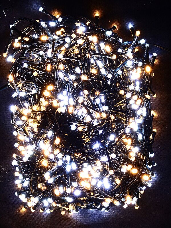 1000 Warm & Cool White LED String Fairy Lights 8 Function With Timer | 50m — image 3