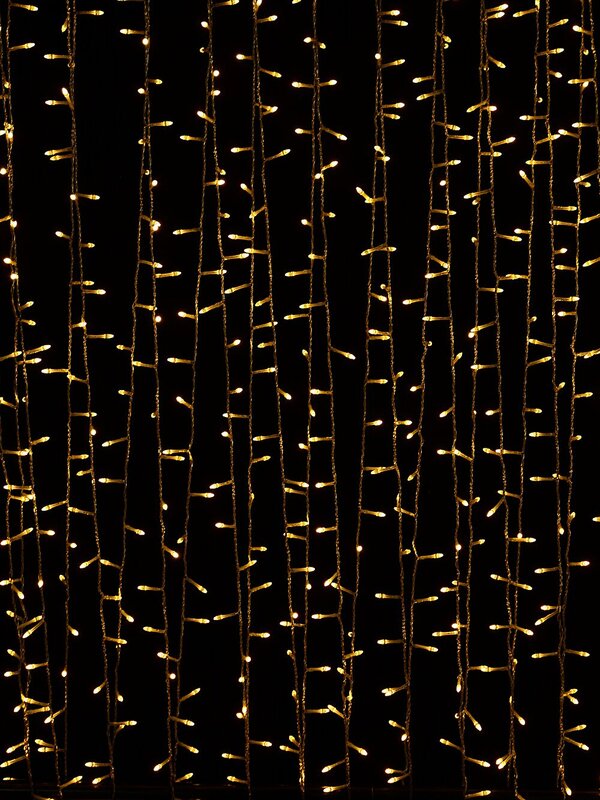 1000 Warm White LED Bullet Bulb Christmas Fairy String Lights - 50m — image 2