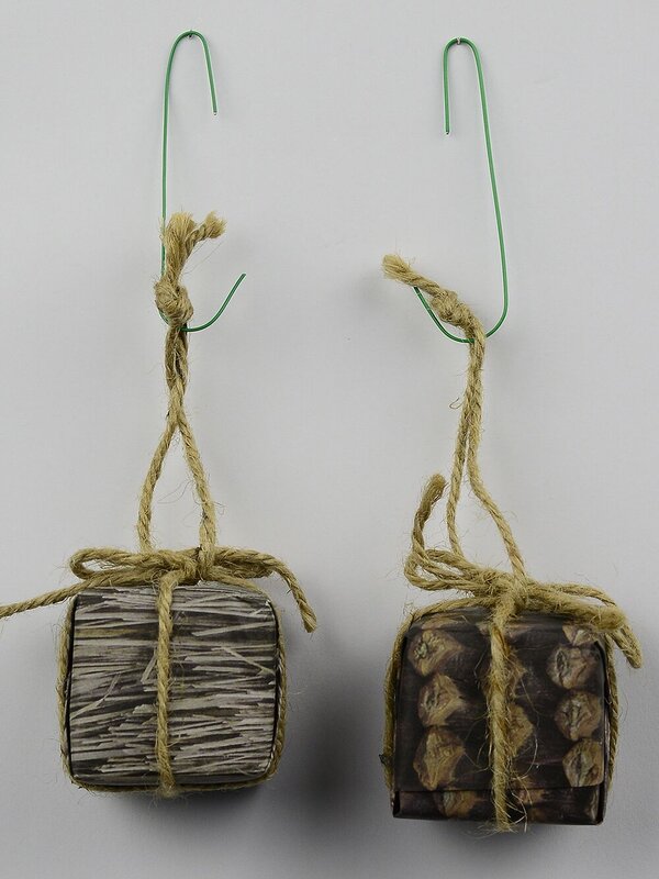 100x Green Metal Ornament Hooks & Bauble Hangers | 30mm & 60mm