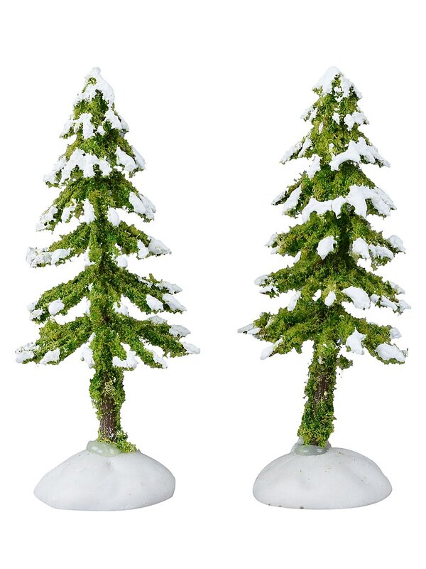 10x Nostalgic Winter Park Village Scene | 11cm Tree — image 8