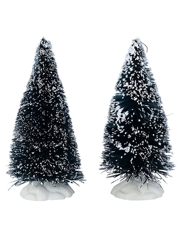 10x Posing Santa Claus & Snowy Pine Village Scene | 11cm Tree — image 10