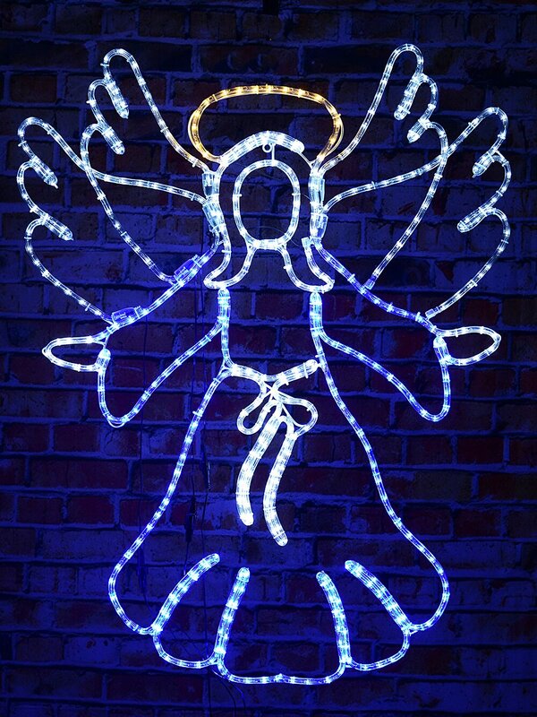 1.1m Dynamic Angel Of Bethlehem Outdoor Christmas LED Rope Light Display — image 5