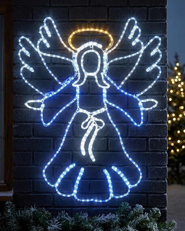 1.1m Dynamic Angel Of Bethlehem Outdoor Christmas LED Rope Light Display — image 3
