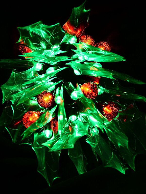 120 Green & Red LED With Holly Leaf & Berries 8 Function | 2.9m — image 3