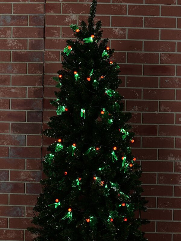120 Green & Red LED With Holly Leaf & Berries 8 Function | 2.9m — image 4