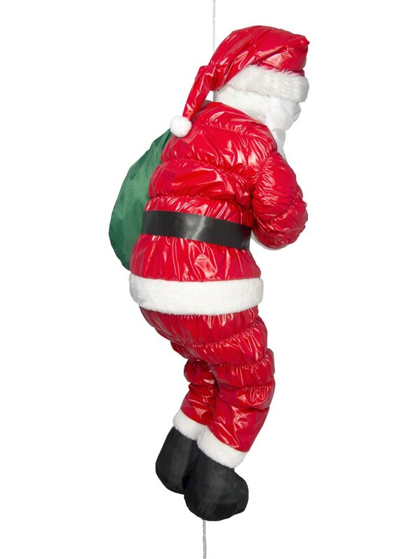 1.2m Padded Nylon Santa Climbing Rope With Sack Outdoor Decoration — image 2
