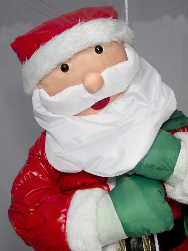1.2m Padded Nylon Santa Climbing Rope With Sack Outdoor Decoration — image 3