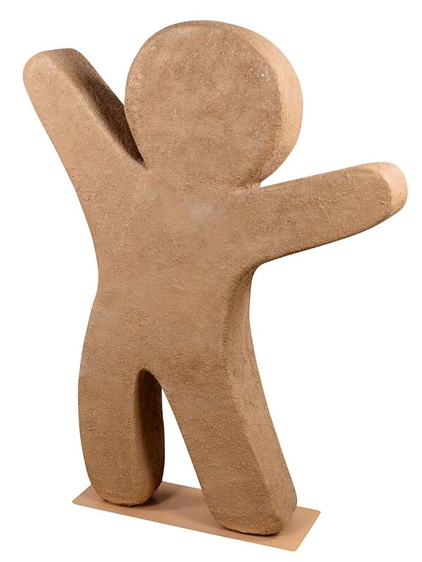 1.4m Cheery Gingerbread Man Life Size Resin Christmas Ornament — image 4