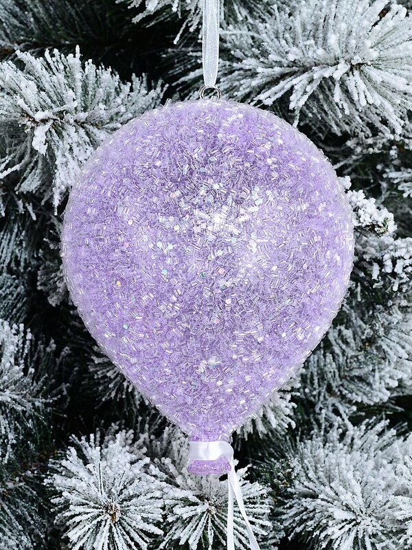 Pastel Purple Sugar Balloon Whimsical Large Display Ornament | 15cm — image 2