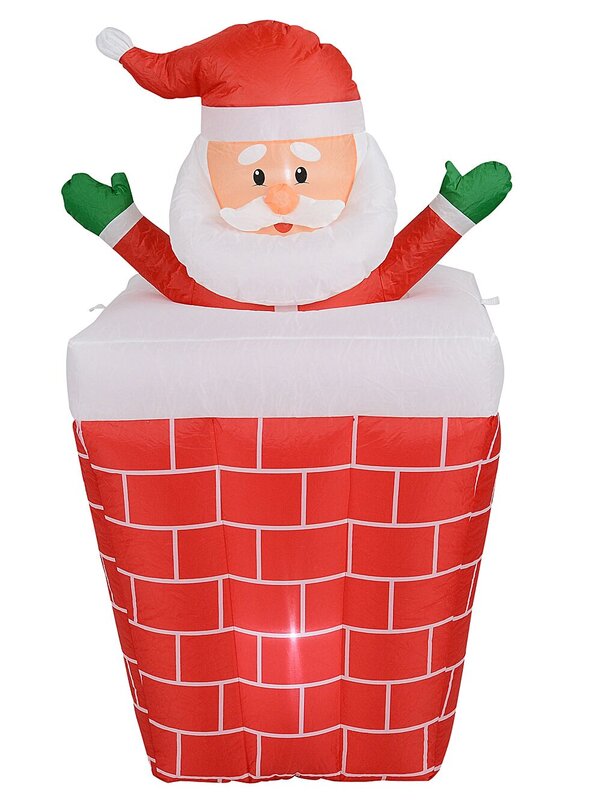1.5m Santa Pop-Up Chimney | Animated LED Outdoor Inflatable — image 6