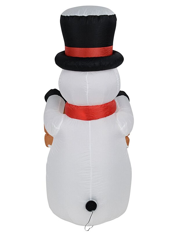 1.5m Snowman & Welcome Signpost | LED Outdoor Inflatable — image 5