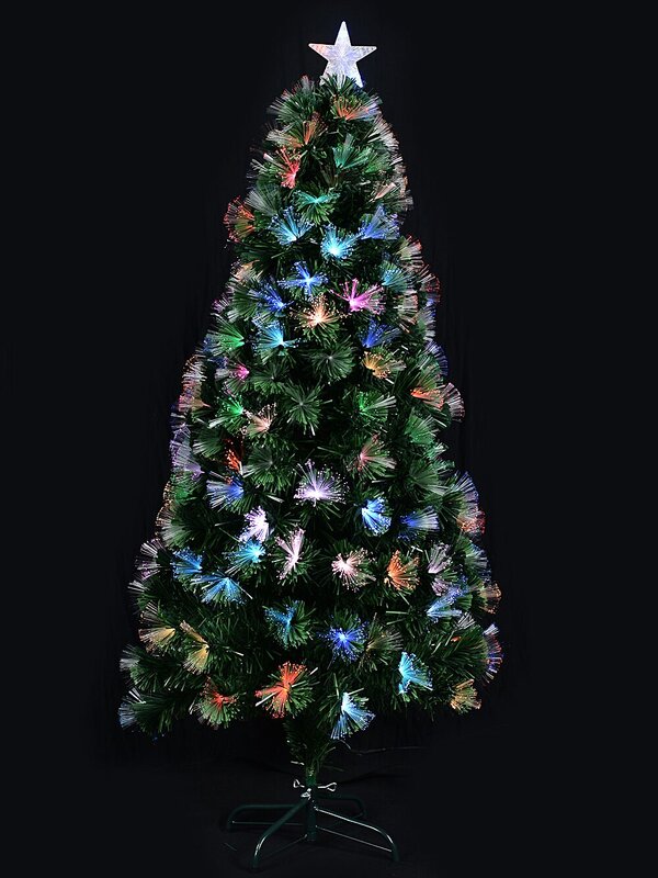 1.5m Vivid Multi Colour Dynamic LED Fibre Optic Tree With 185 Tips — image 3