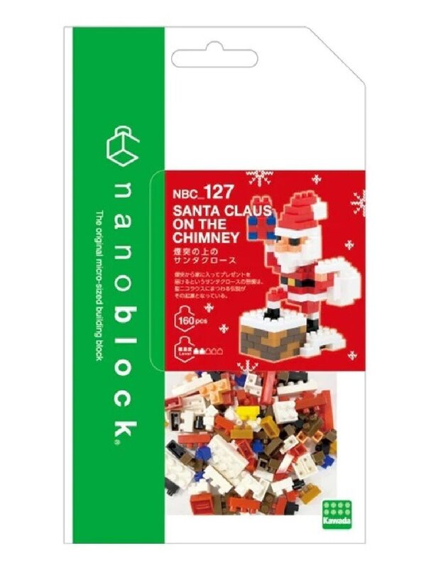160 Piece Nanoblocks Santa Claus On The Chimney NBC_127 — image 4