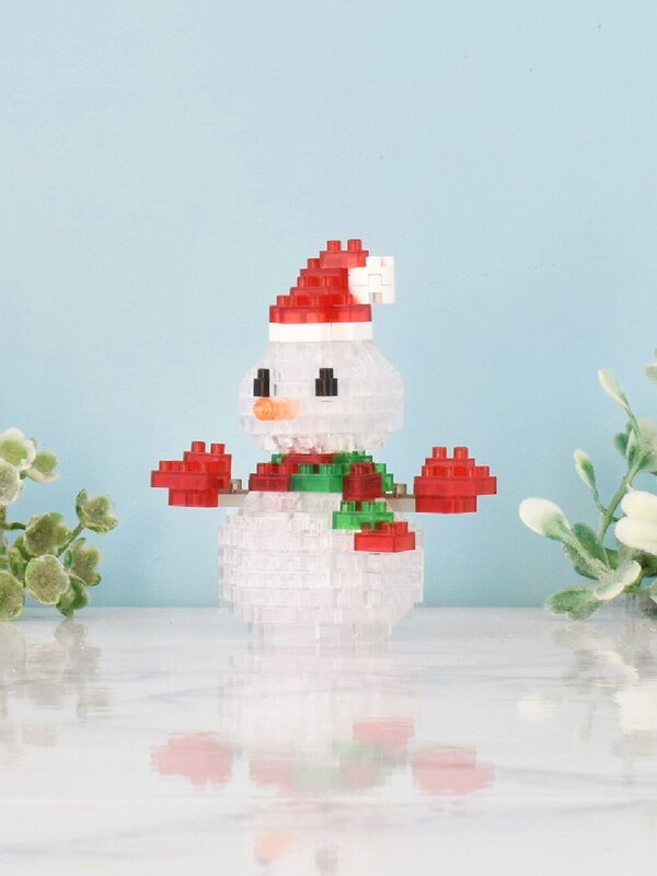 160 Piece Nanoblocks Traditional Snowman With Hat NBC_368 — image 2