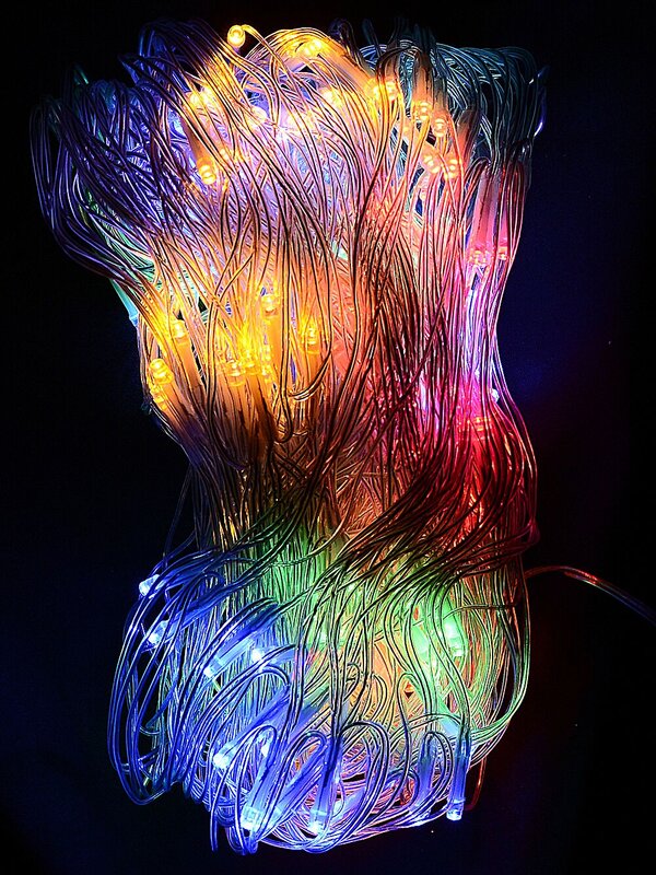 180 Multi Colour LED Net Lights 8 Function With Memory Hold | 1.8m x 1.8m — image 3