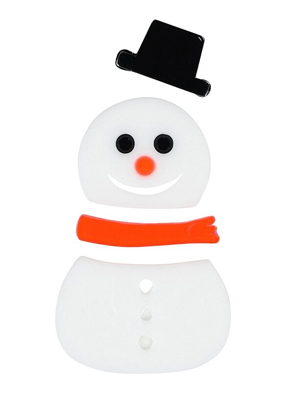 Santa Snowman & Ho Ho Ho Gel Window Cling | 18cm Removable Static Decals — image 4