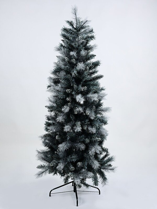 1.8m Gray River Arctic Christmas Tree With 562 Grey & White Tips — image 2