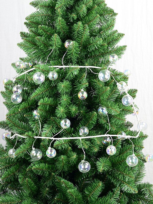 1.8m Iridescent Soap Bubble Christmas Vine Garland | 36 Baubles — image 5