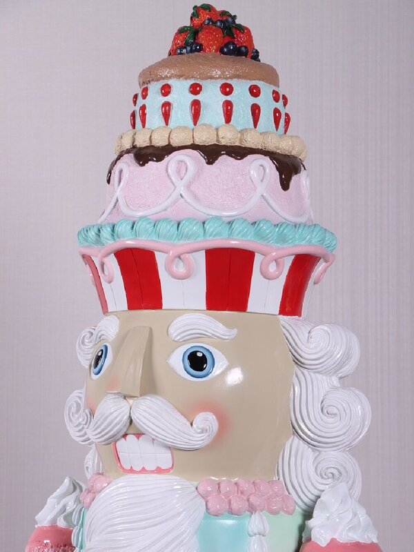 1.8m La Patissier Sweet Nutcracker Life Size Resin Christmas Ornament — image 5
