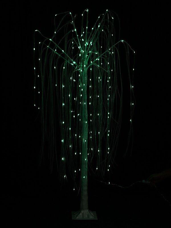 1.8m Multi Colour Digital LED Weeping Willow Outdoor Christmas Tree — image 5